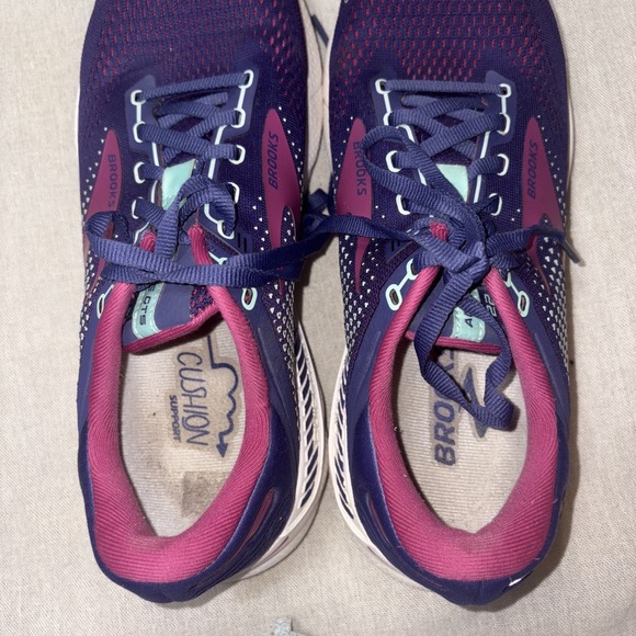Brooks Adrenaline GTS 22‎ Womens Running Sneakers Purple 10M (B) - Picture 4 of 6